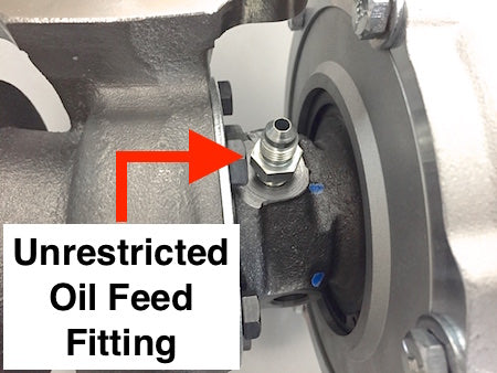 ATP -3AN INLINE - Oil Inlet Restrictor Fitting (0.065") - T3, T4, GT37, GT40, GT42, GT45, GTX50, GTX55 - ATP-OIL-059