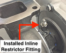 ATP -3AN INLINE - Oil Inlet Restrictor Fitting (0.035") - GT & GTX (GT25 to GTX35) - ATP-OIL-055