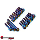 Speedfactory Racing Titanium Transmission Case Bolt Kit - K-Series AWD & FWD - Burnt - SF-02-075-KFWD/AWD-B