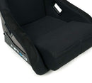 NRG Carbon Fiber Bucket Seat (Large), Cloth, Red Carbon Back Finish - RSC-302CF/RD