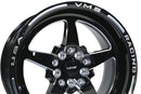 VMS Wheels Star 15x8 5x100/114.3 +20 Offset Black Milling Finish - VWST005