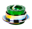 NRG Quick Release 2.5 - Green Body/Neo Chrome Ring - SRK-250GN/MC