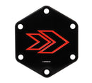 NRG Arrow engraved Horn Delete Button-RED - STR-620RD