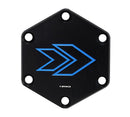 NRG Arrow engraved Horn Delete Button - STR-620BK