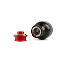 Hybrid Racing Delrin Chicane Shift Knob (Black/Red) M10x1.50 - HYB-NOB-01-25