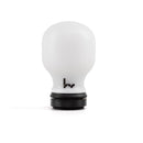 Hybrid Racing Delrin Chicane Shift Knob (White/Black) M10x1.50 - HYB-NOB-01-26