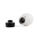 Hybrid Racing Delrin Chicane Shift Knob (White/Black) M10x1.50 - HYB-NOB-01-26