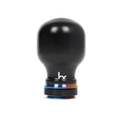 Hybrid Racing Black/Titanium Chicane Shift Knob M10x1.50 - HYB-NOB-01-37