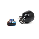 Hybrid Racing Black/Titanium Chicane Shift Knob M10x1.50 - HYB-NOB-01-37