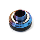 Hybrid Racing White/Titanium Chicane Shift Knob M10x1.50 - HYB-NOB-01-38