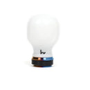Hybrid Racing White/Titanium Chicane Shift Knob M10x1.50 - HYB-NOB-01-38