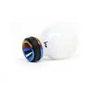 Hybrid Racing White/Titanium Chicane Shift Knob M10x1.50 - HYB-NOB-01-38