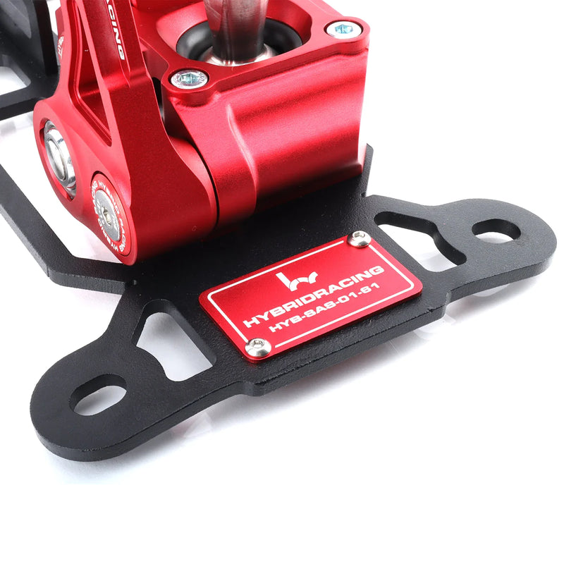 Hybrid Racing Short Shifter Assembly, Red (97-01 Prelude, 98-02 Accord, 00-06 Insight, 03 CL Type-S) - HYB-SAS-01-61