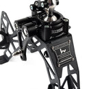 Hybrid Racing - Adjustable Short Shifter Assembly (22+ Civic, 23+ Integra) Dust Black - HYB-SAS-01-75