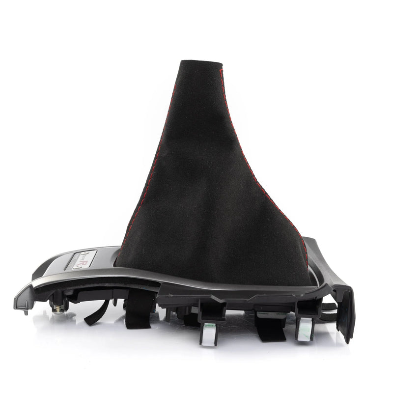 Hybrid Racing Alcantara Shift Boot (16-21 Honda Civic), Black - HYB-SBA-01-01