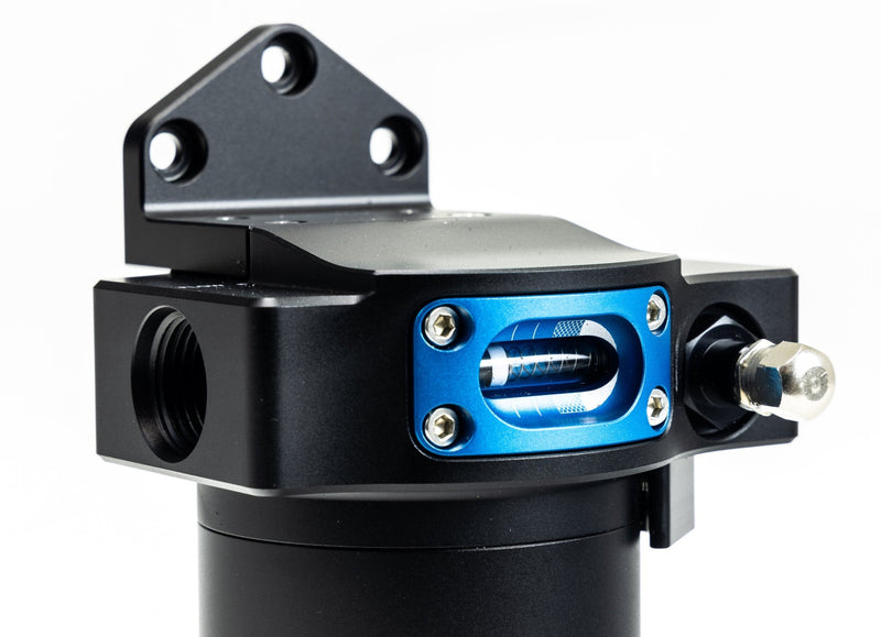 Injector Dynamics ID-F750 Fuel Filter, black/blue finish - IDXF750