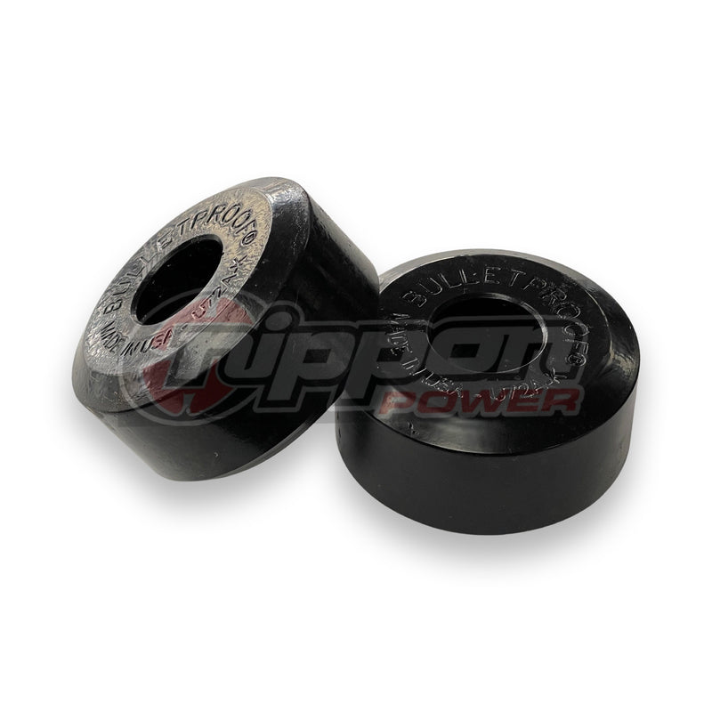 Hasport Urethane Inserts Race (U72A) FLANGELESS - SOLD BY PAIRS, 1 PAIR Required Per Mount - U72A-BLK-PAIR
