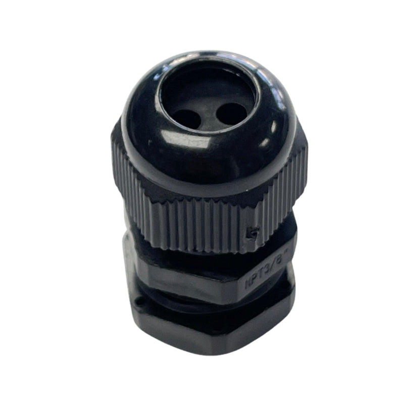 Bulkhead Fitting, Electrical, Plastic - Compatible with 10-12 gauge wiring - CFD-504