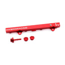 Hybrid Racing K-Series Fuel Rail & Fittings (01-05 Honda Civic Si & 02-06 Acura RSX) RED - HYB-FRL-01-17