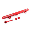 Hybrid Racing K-Series Fuel Rail & Fittings (06-11 Honda Civic Si) RED - HYB-FRL-01-11