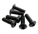 NRG Steering Wheel Screw Kit Upgrade Black "FLAT" - SWS-100BK