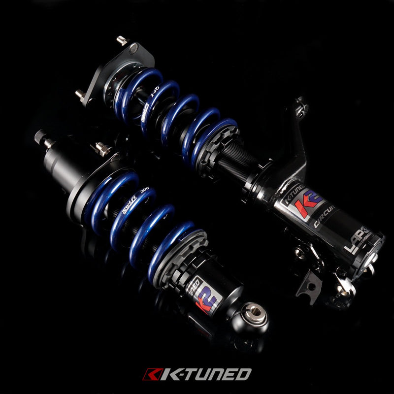 K-Tuned K2 Circuit Coilovers Front 14K/Rear 20K - 02-06 Acura RSX, 01-05 Civic EP3, EM2,ES1 - KTD-K21-RCE