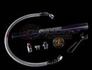 K-Tuned K-Series Fuel Rail Kit with Factory K-Series Side Feed with Gauge (RSX/EP3/8th/9th Gen Civic) - Black - KTD-KSG-BLK