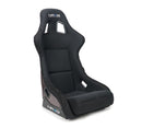 NRG Carbon Fiber Bucket Seat (Large), Cloth, Red Carbon Back Finish - RSC-302CF/RD