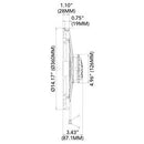 SPAL 13.00" Inch Electric Fan Puller Style High Performance 1777 CFM 10 Curved Style Blades - 30102044