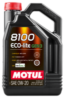 Motul 8100 0W20 ECO-LITE Motor Oil - 5L (1.3 gal.) - Dexos1-Gen3 - 111364