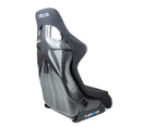 NRG Carbon Fiber Bucket Seat (Large), Cloth, Black Carbon Back Finish - RSC-302CF/BK