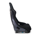 NRG Carbon Fiber Bucket Seat (Large), Cloth, Blue Carbon Back Finish - RSC-302CF/BL