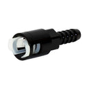 Adapter, 5/16" Quick-Connect Female to 5/16" Hose Barb, Black - QDA-56F-56BARB