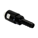 Adapter, 5/16" Quick-Connect Female to 5/16" Hose Barb, Black - QDA-56F-56BARB