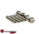SpeedFactory Racing Titanium Turbo to Manifold Stud Kit - 4pc - Burnt - SF-02-081-B