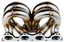 SpeedFactory Racing Stainless Steel Ramhorn Turbo Manifold - D Series - T4 Open, Single 44mm/46mm Wastegate Flange - SF-04-008