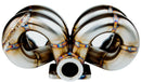 SpeedFactory Racing Stainless Steel Ramhorn Turbo Manifold - D Series - T3, 44/46mm V-Band Wastegate Flange - SF-04-006