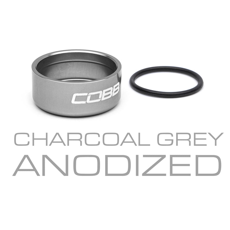 Cobb Tuning Knob Trim Ring for Cobb Weighted Knob - Charcoal Grey Anodized - SUB-001-422-CHARCOAL-GREY