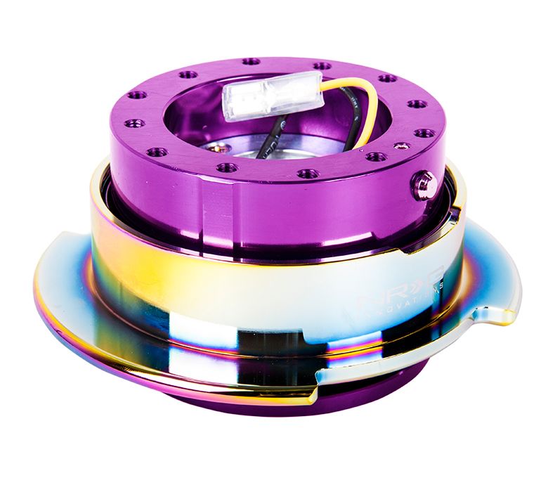 NRG Quick Release 2.5 - Purple Body/Neo Chrome Ring - SRK-250PP/MC