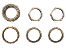 Synchrotech C60 Carbon Synchro set - 1st through 6th - 00-05 Celica/MR2 Spyder, 03-13 Corolla/Matrix, 05-12 Elise/Exige - SYN-C60