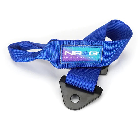NRG Universal Tow Strap 24" Adjustable - Blue - TOW-10BL