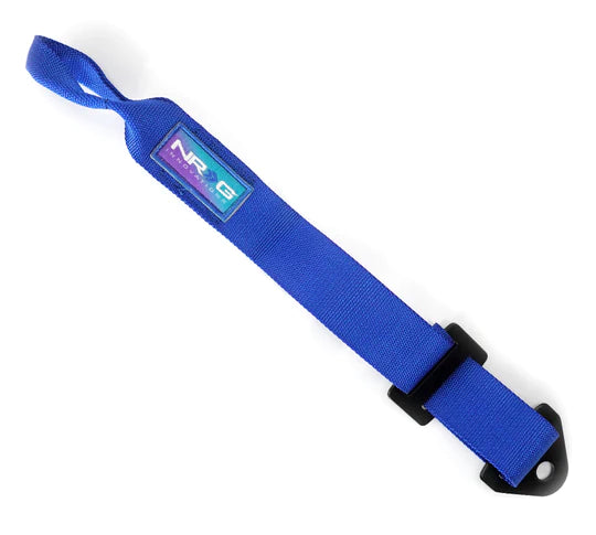NRG Universal Tow Strap 24" Adjustable - Blue - TOW-10BL