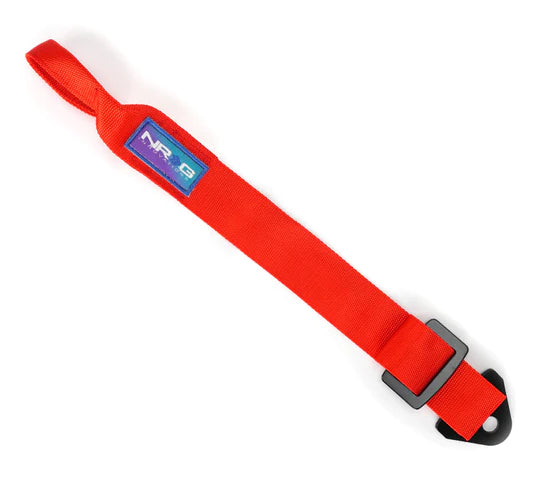 NRG Universal Tow Strap 24" Adjustable - Red - TOW-10RD