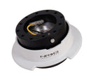 NRG Quick Release 2.5 - White Ring W/ Finger Grooves - SRK-250BK-WT