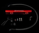K-Tuned K-Series Fuel Rail Kit with Factory K-Series Center Feed (RSX/EP3/8th/9th Gen Civic) - Red - KTD-KCF-RED