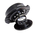NRG Quick Release 2.5 - Black/Black Ring W/ Finger Grooves - SRK-250BK