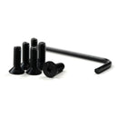 NRG Steering Wheel Screw Kit Upgrade Black "CONICAL" - SWS-100BK-1