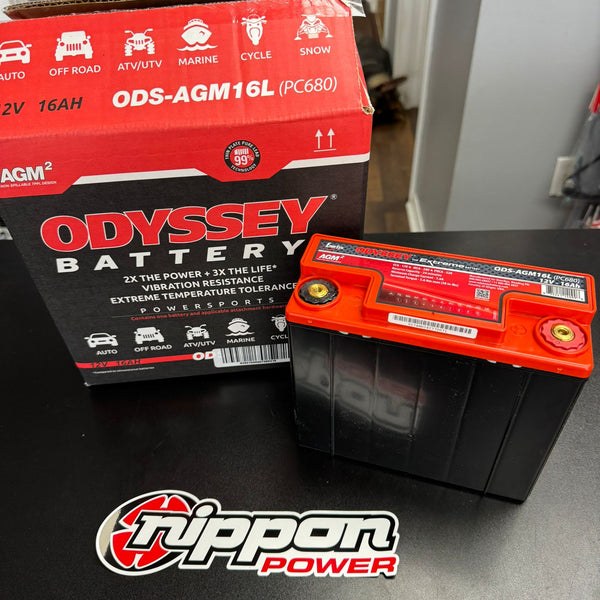 Odyssey Lightweight Battery PC680 - 12V, 170CCA - ODS-AGM16L