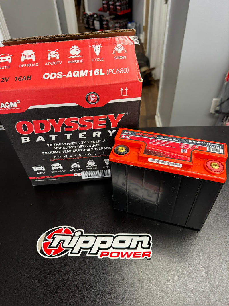 Odyssey Lightweight Battery PC680 - 12V, 170CCA - ODS-AGM16L