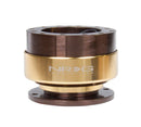 NRG Quick Release 2.0 - Black Body/Chrome Gold Ring - SRK-200BK-CG